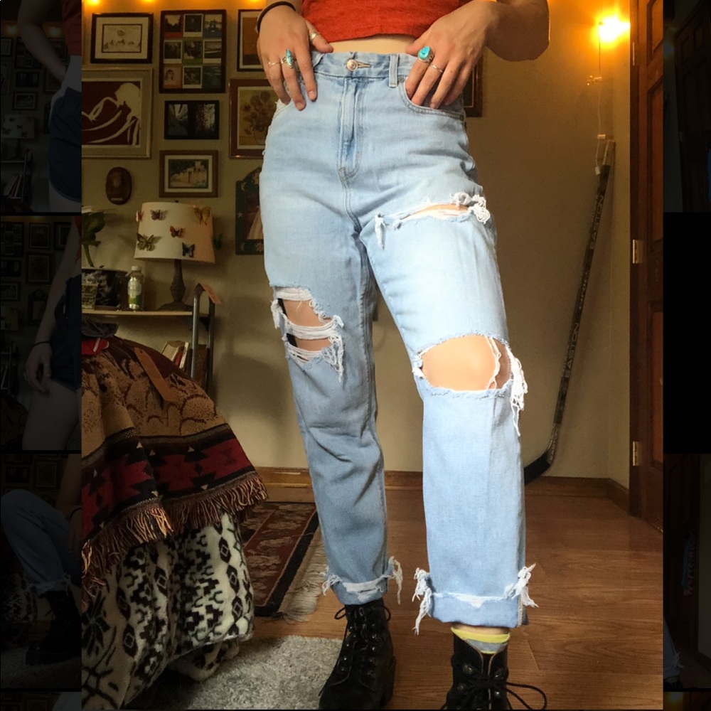 High-Waisted American Eagle Jeans